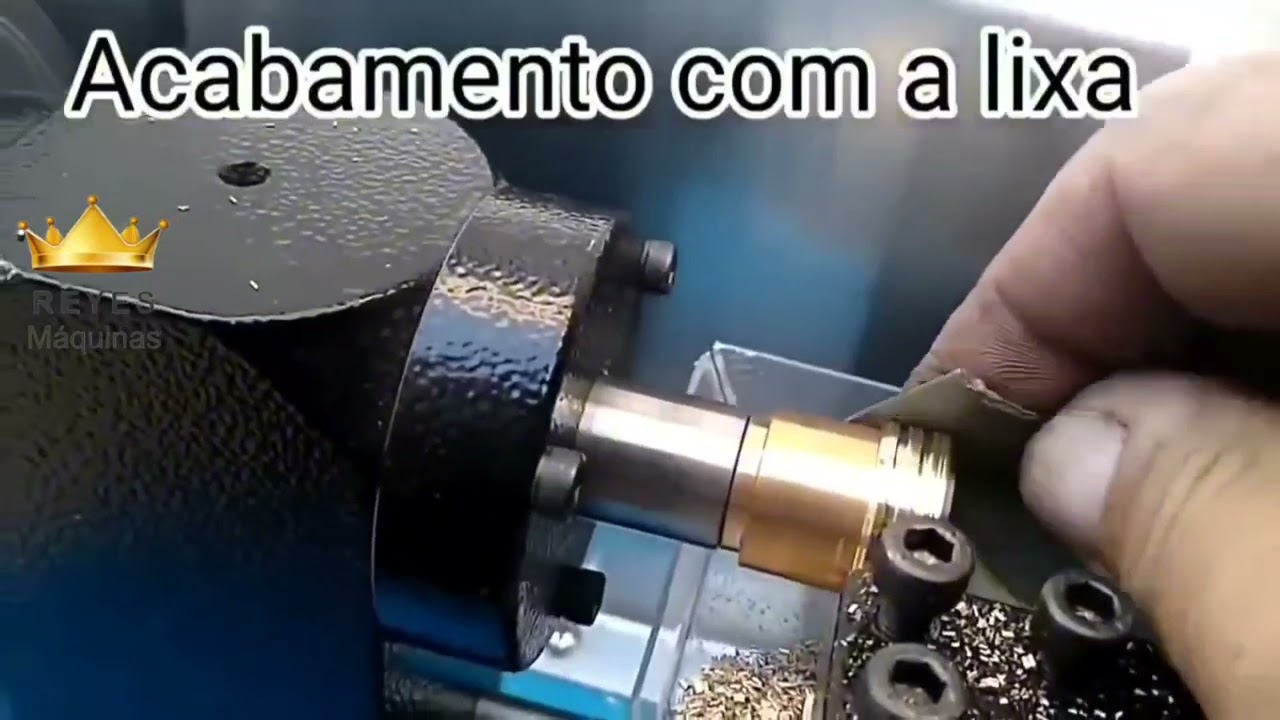 Mini torno para Alianças - alguns exemplos de usinagem