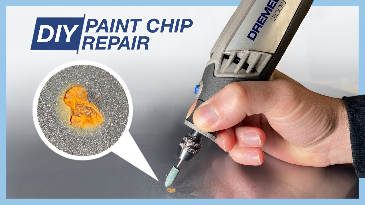 Как отремонтировать ржавый скол краски с помощью DREMEL | Сделай сам