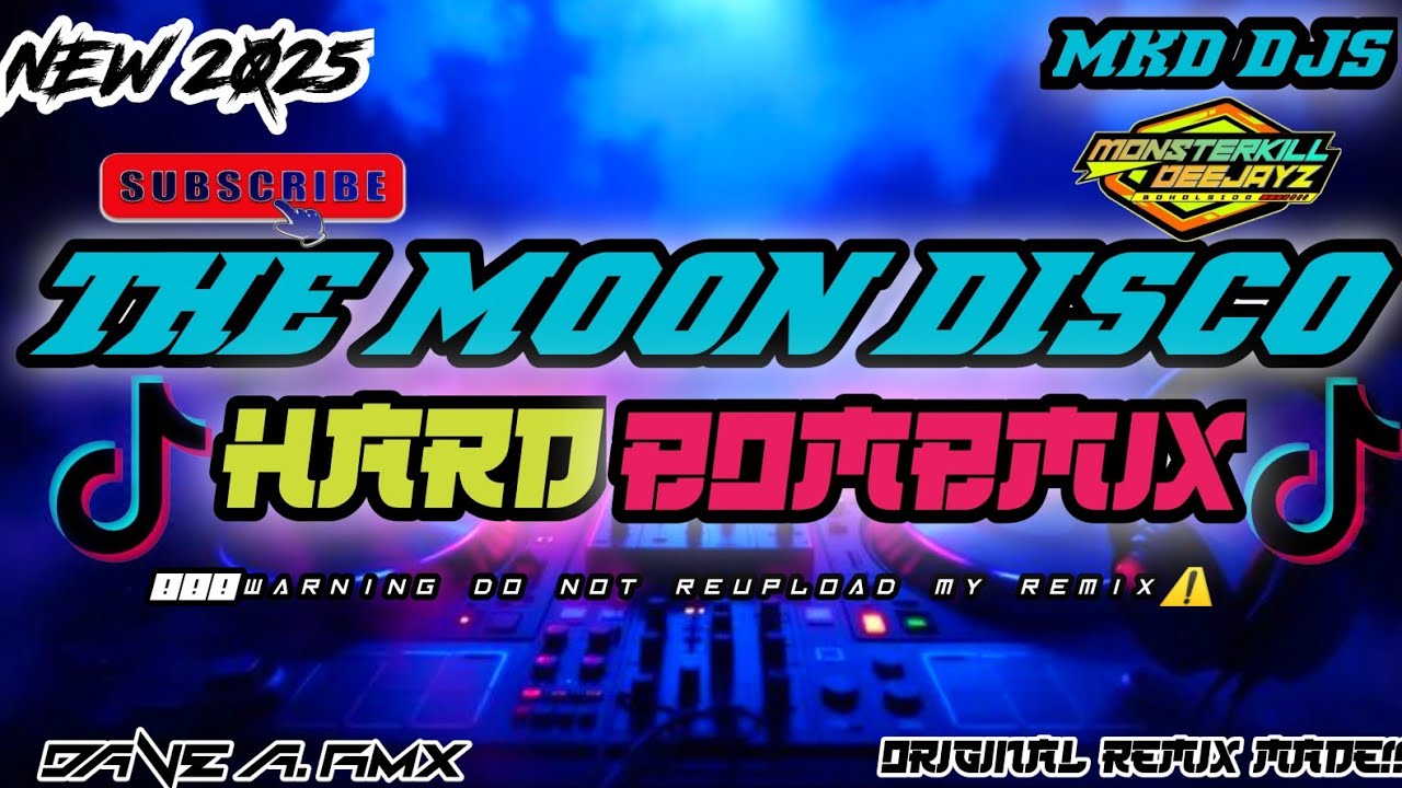 NEW 💥 THE MOON MASHUP  NONSTOP HARD BOMB DISCO MIX 2025 | DJ DAVE A. RMX