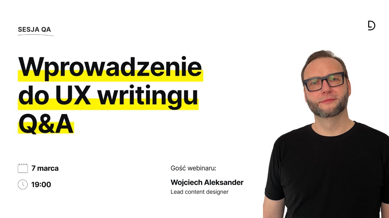 Wprowadzenie  do UX writingu Q&A