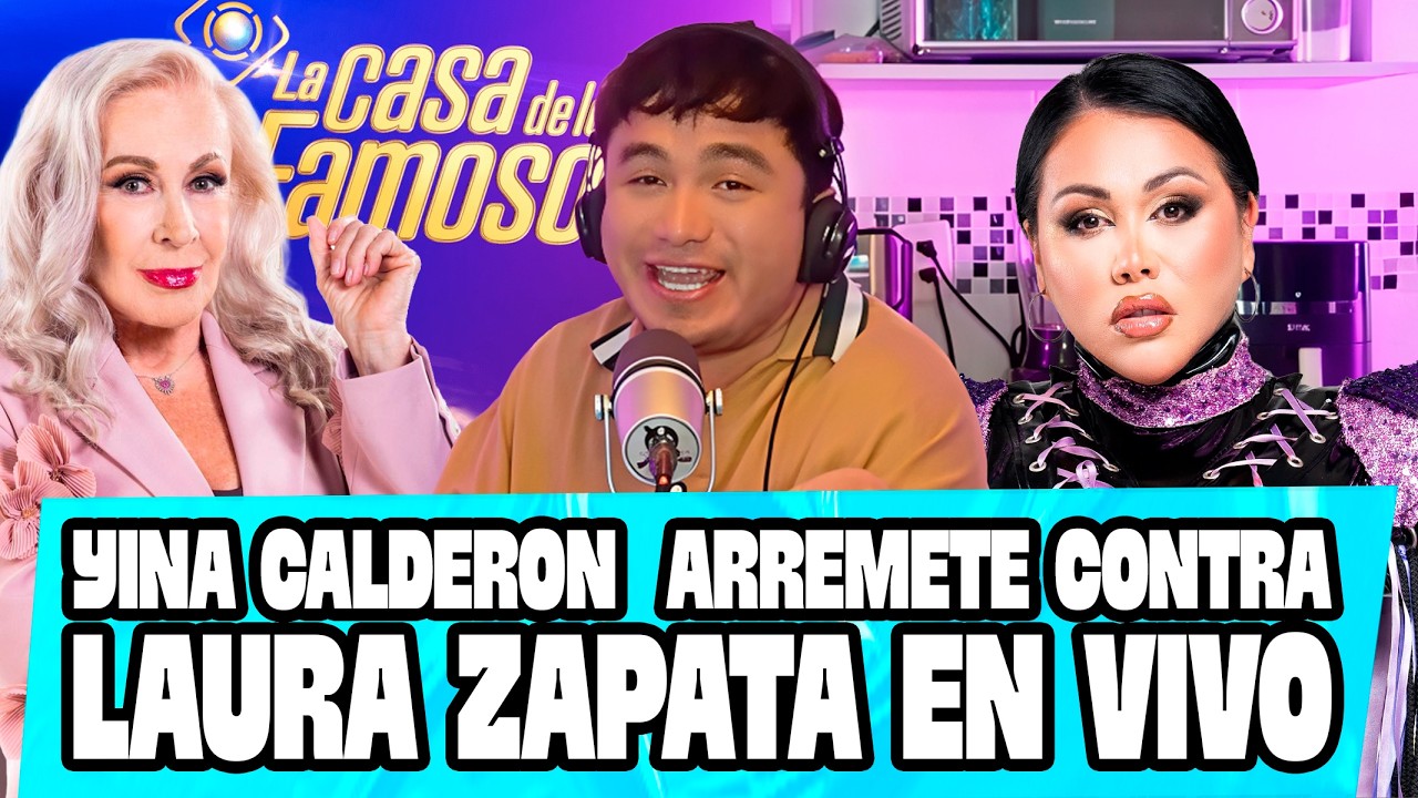 YINA CALDERON en vivo, antes de entrar a LCDLF arremete contra LAURA ZAPATA
