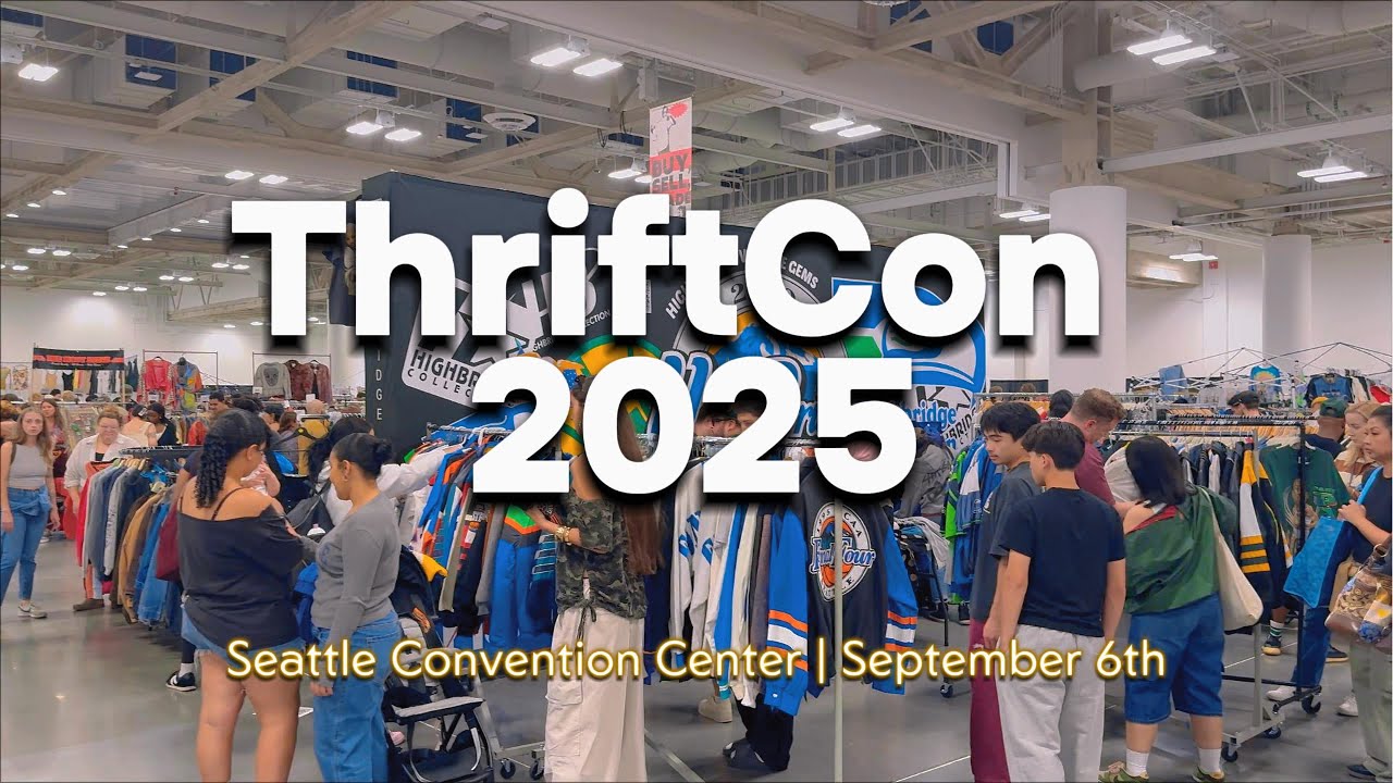 4K ThriftCon Seattle 2025 Walkthrough | Seattle Convention Center #thriftcon #seattle #convention