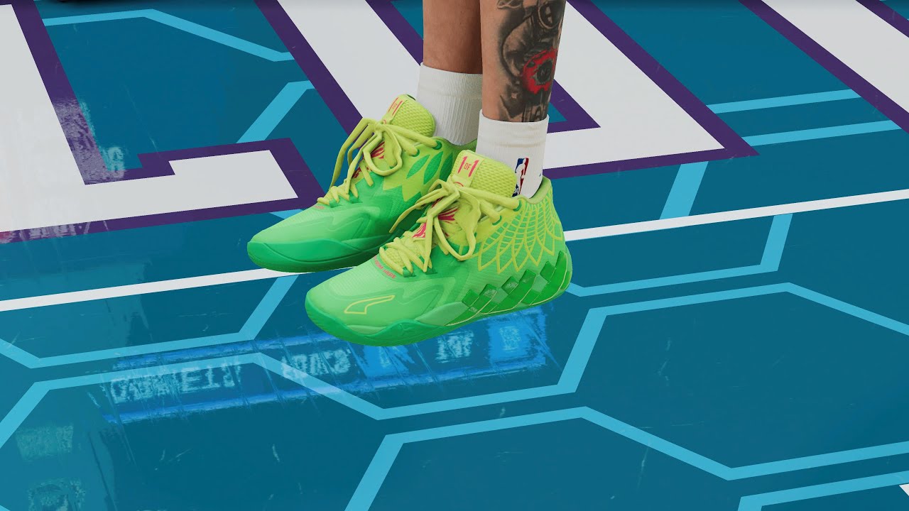 NBA 2K22 Next-Gen Shoe Creator Puma MB.01 Rick & Morty
