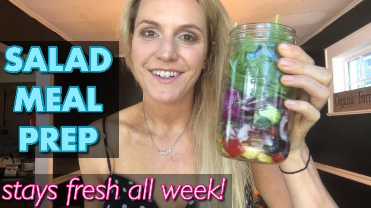 Mason Jar Salads - Meal Prep for 7 days, Cheap & Healthy