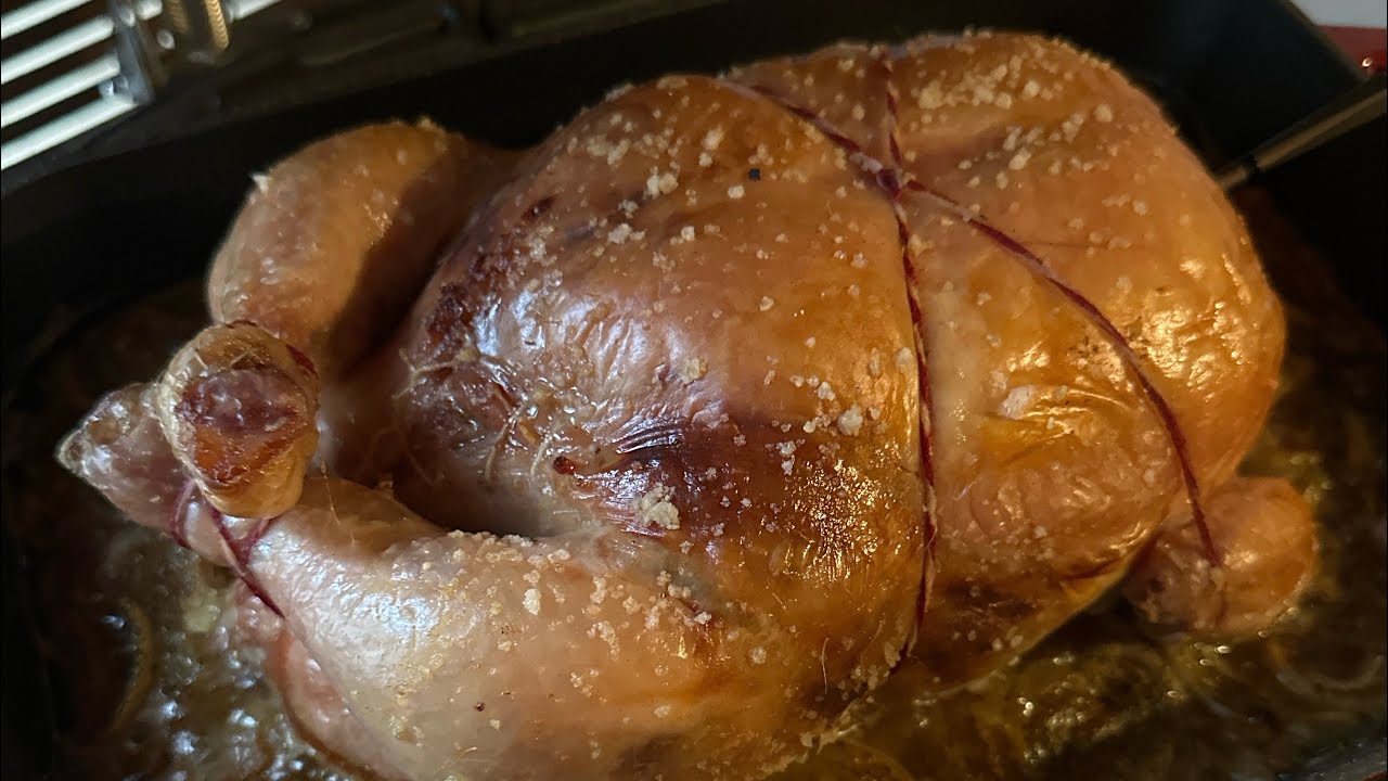 Cómo hornear un pollo relleno perfecto con un una sonda Meater