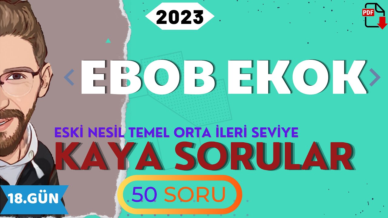 EBOB - EKOK | Kaya Sorular | 18.GÜN | 80 Günde Devri TYT Matematik | RENKLİ ÜCRETSİZ PDF