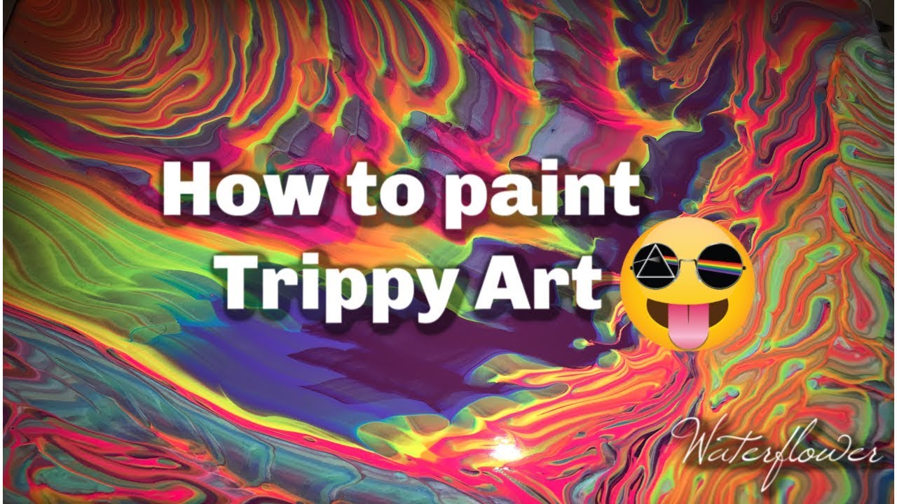 How To Paint Trippy Art | Fluid Art