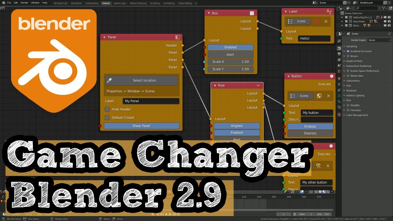 Blender Addon for Visual Scripting | Serpens