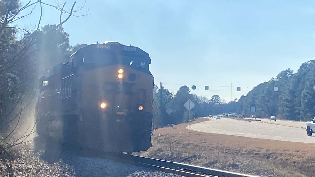 CSX 855 Leads a fast M693 W/ Friendly Crew & Great K5HL