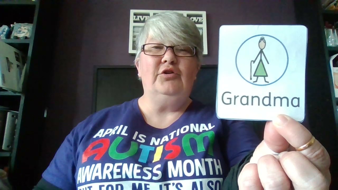 Learn the Makaton Signs: Family - sister, grandma, grandad and baby