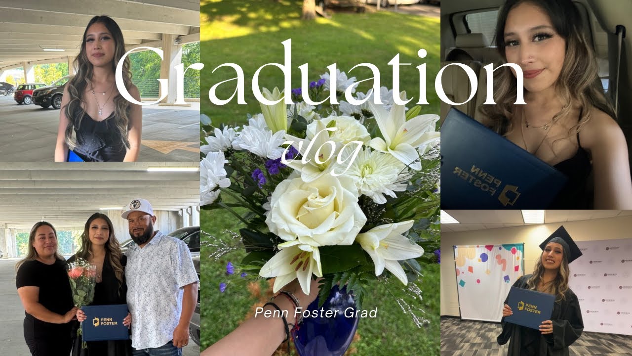 Get Ready With Me + Penn Foster Graduation