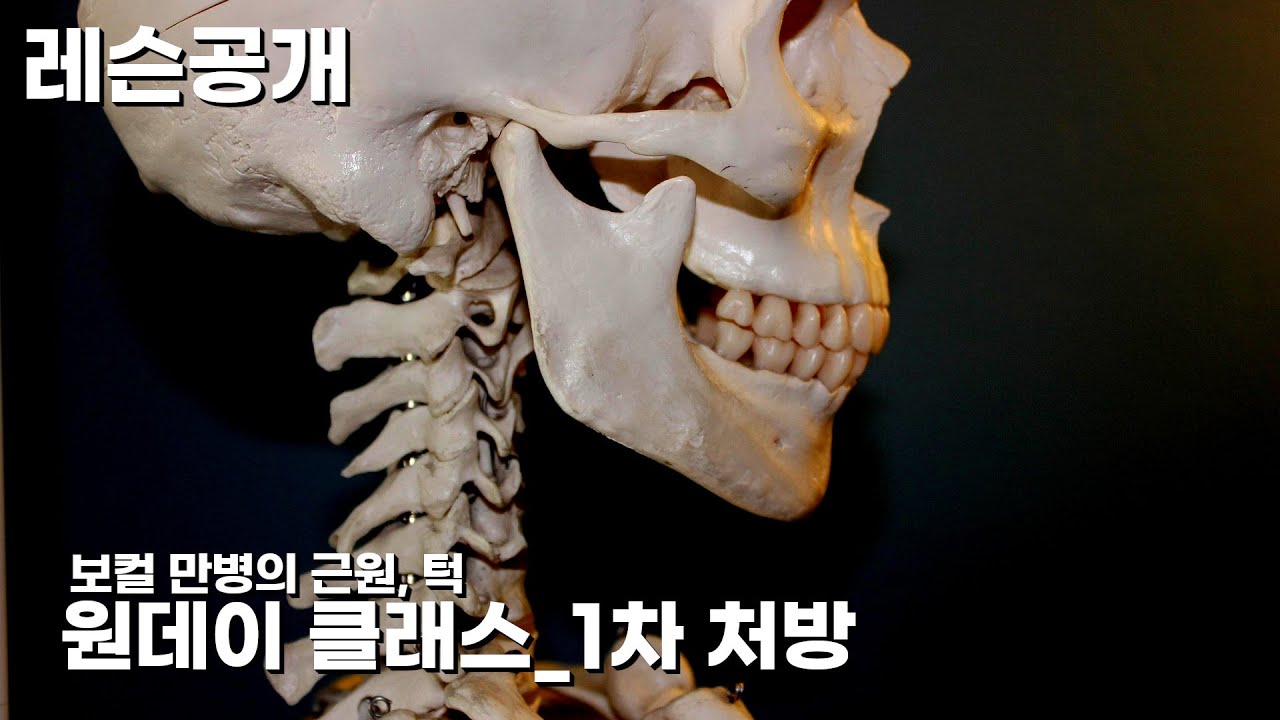 [유료 보컬 레슨] 원데이클래스 1차 처방, 고음 발성 만병의 근원 후설, 턱에 힘빼기 연습 [8수보컬 뮤직스튜디오]