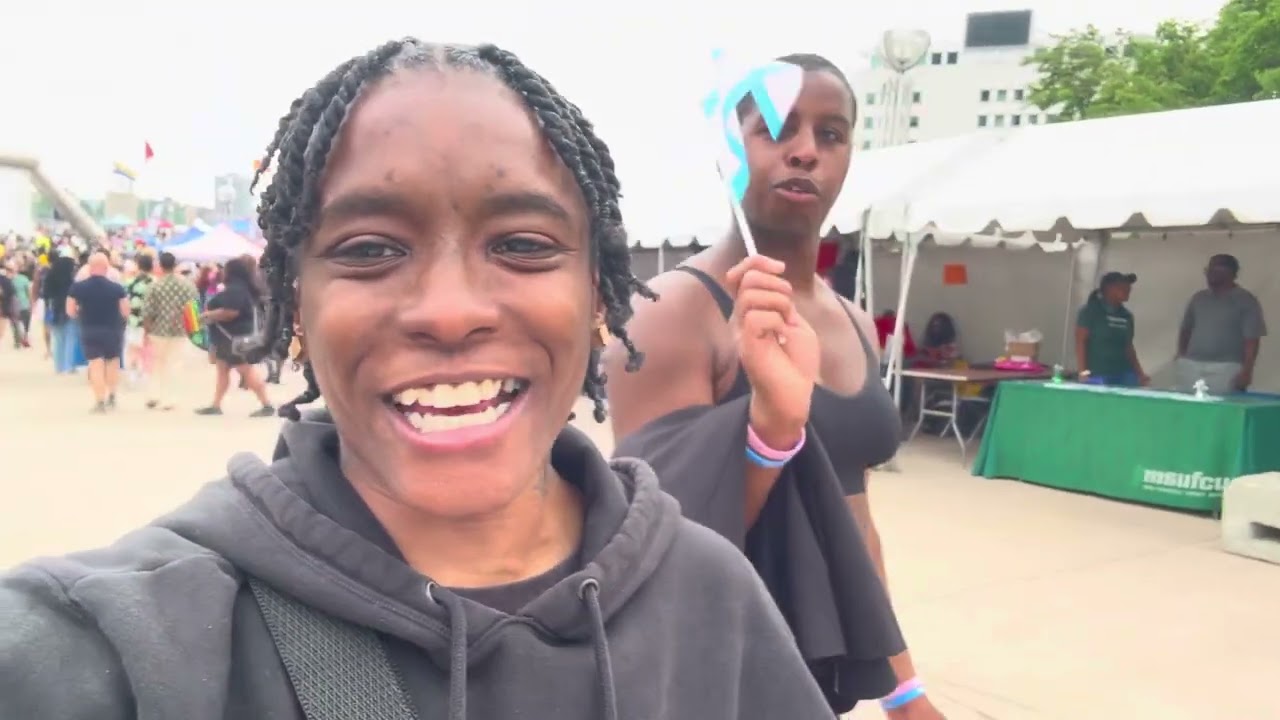 Detroit Pride weekend 🏳️&zwj;🌈🏳️&zwj;⚧️Vlog 👭🏽👬🏽👫🏽 Part 1