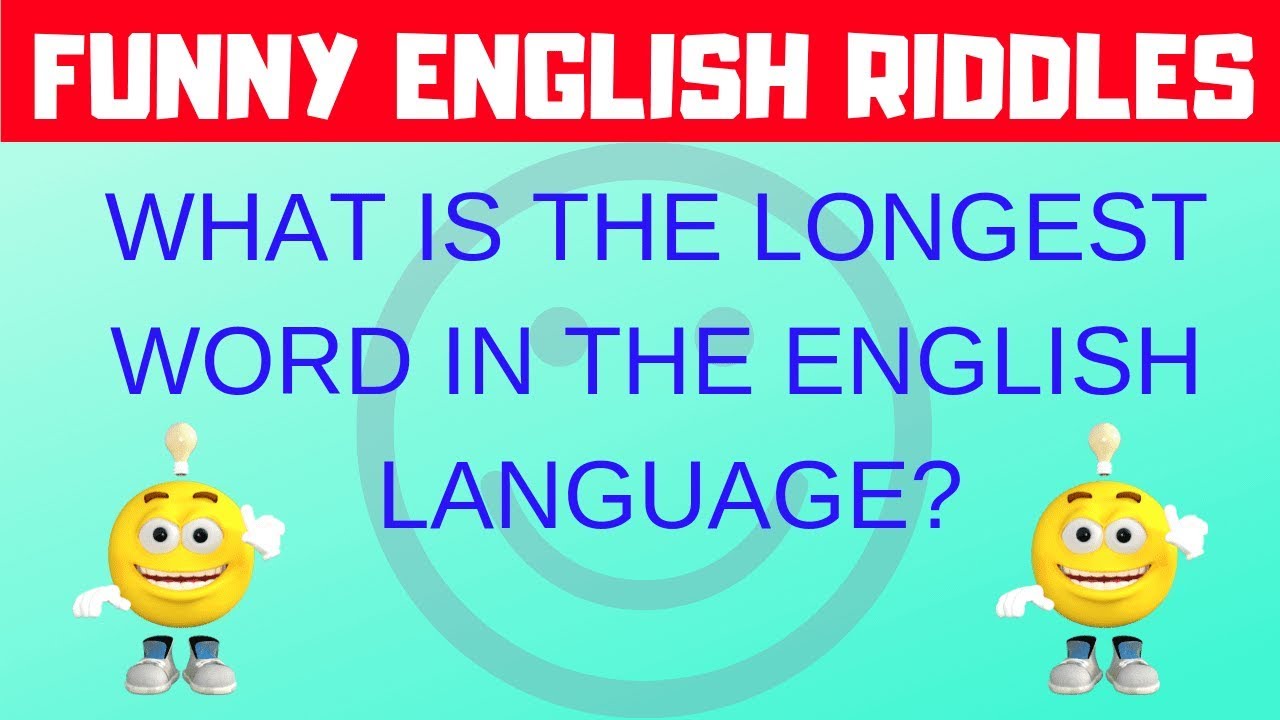 Funny English #riddles with Answers