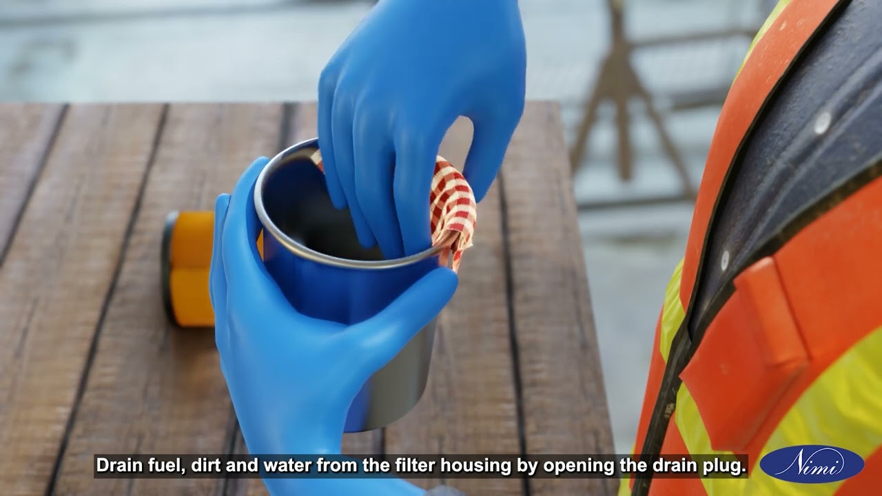 Bleed air from the fuel line service primary and secondary filters| NIMI | DIGITAL | ENGLISH |