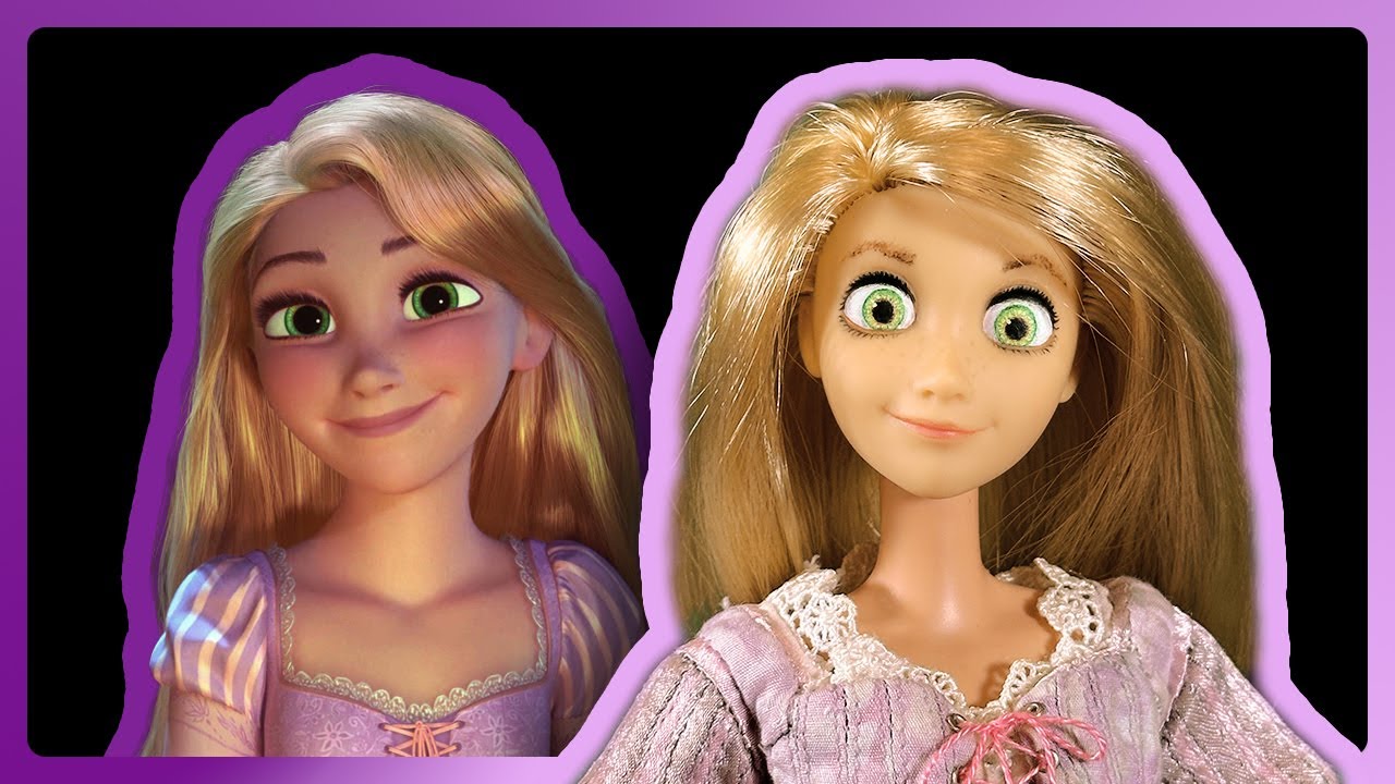 A VERY Tangled Rapunzel Doll | The Longest Reroot I’ve ever done!
