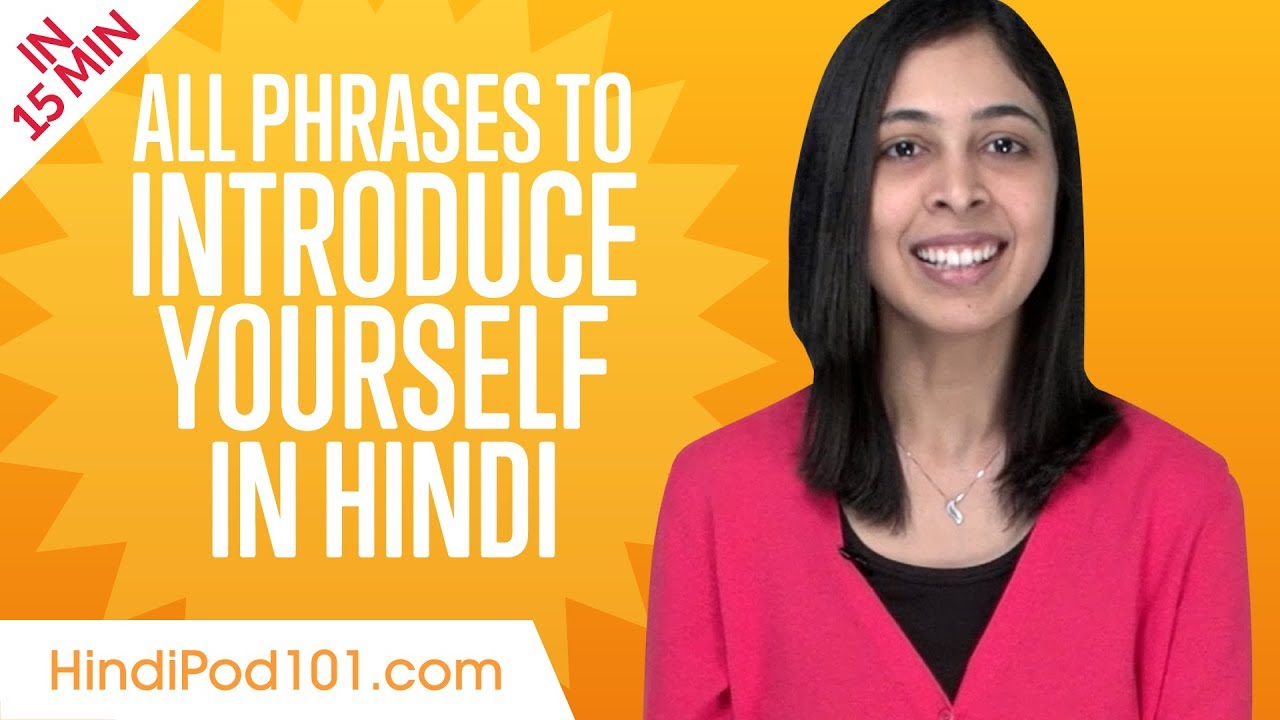 ALL Phrases to Introduce Yourself like a Native Hindi Speaker