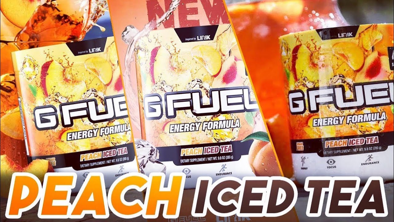 🍑🍵 NEW G-Fuel PEACH ICED TEA First Look AND Taste Test! - WITH LIMITED SHAKER AND STICKER!