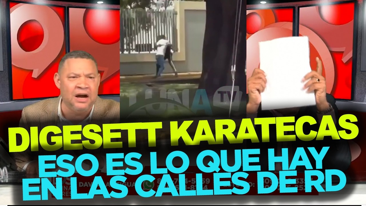 ¡UNA SELVA DE CEMENTO! ¿Agentes de Digesett o luchadores es lo que hay en las calles de RD?