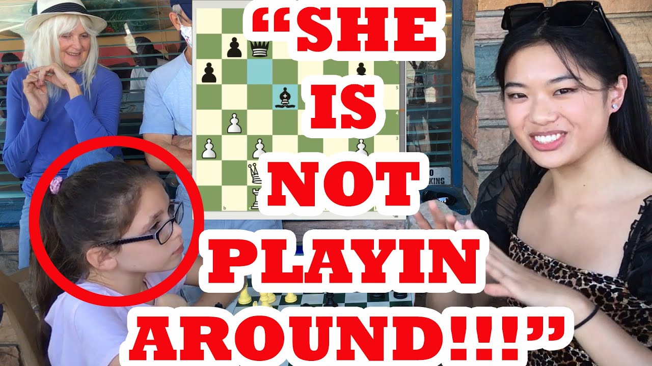 8 Year Old Girl Not Backing Down to WGM Nemo! Dazzling Dada vs WGM Nemo