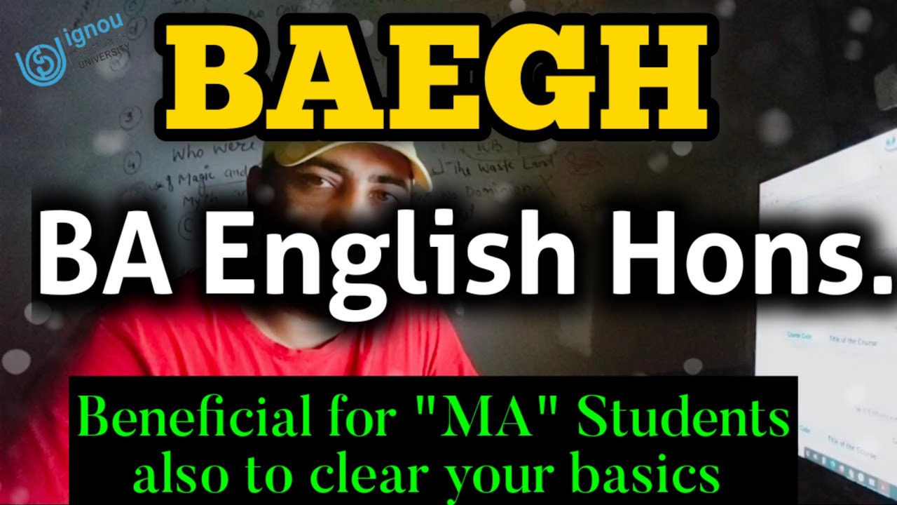 IGNOU BA English Hons. ✅ (BAEGH)🎯 | Starting Soon| Be Ready 💥Beneficial for MA English Students too👍
