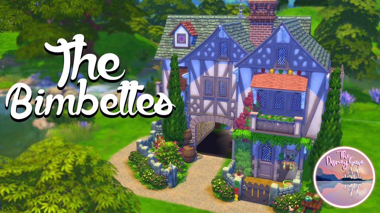The Bimbette's Cottage- The Disney Save #9 | Sims 4 Speed Build