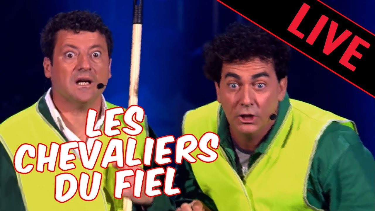 LES CHEVALIERS DU FIEL - LES EMPLOYÉS MUNICIPAUX / Sketch live dans les Années Bonheur