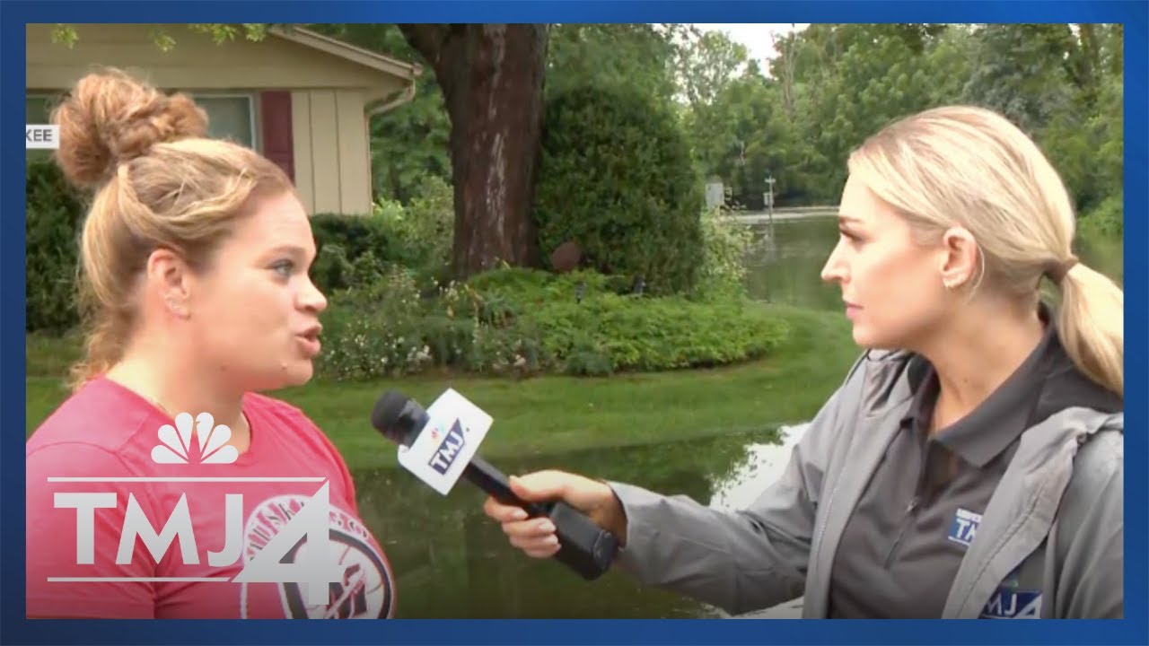 Muskego, Wisconsin residents recount the overnight flash flooding in Muskego