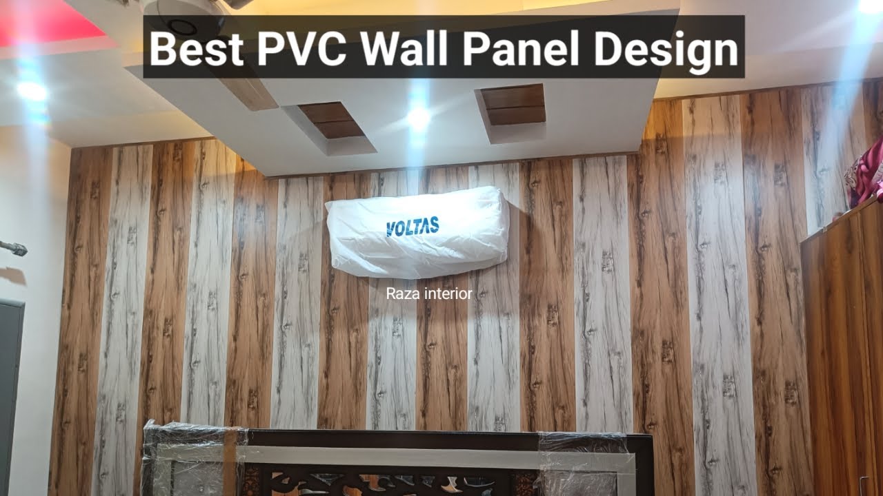PVC Wall Panel Design | How to install PVC Wall Panel | Raza interior
