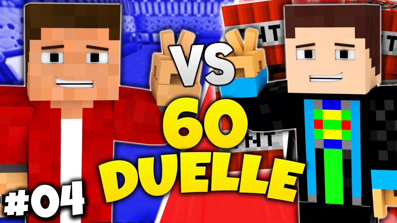 MINECRAFT 60 DUELLE #4 - GOMMEHD VS. FR3AKZLP