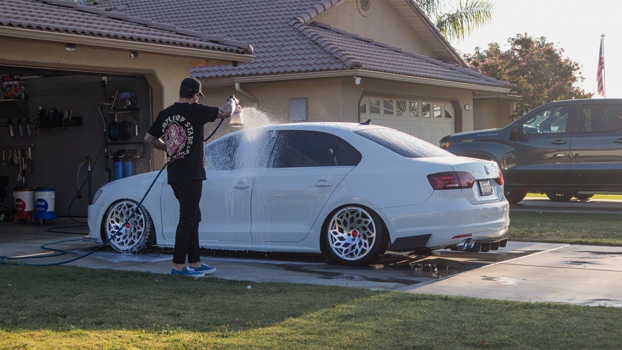Sunrise Wash - Giving My MK6 A Proper Wash