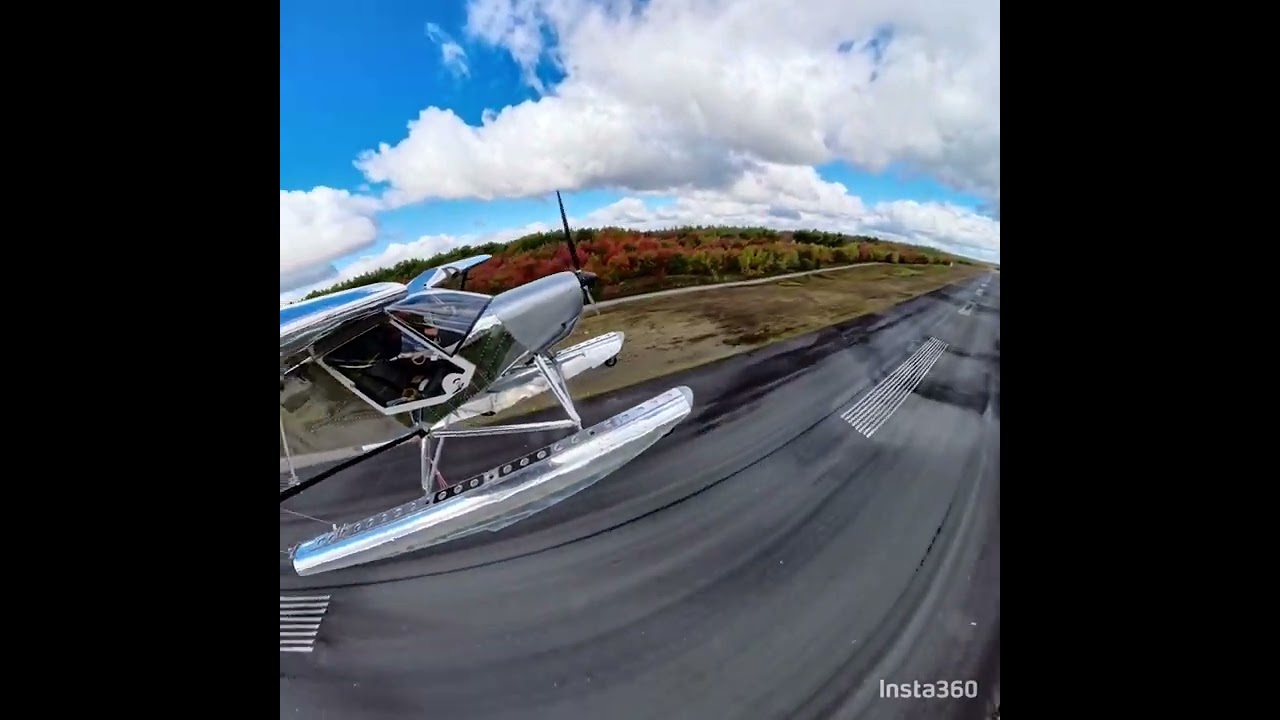 Zenith 701 Takeoff from runway 07 CYAU