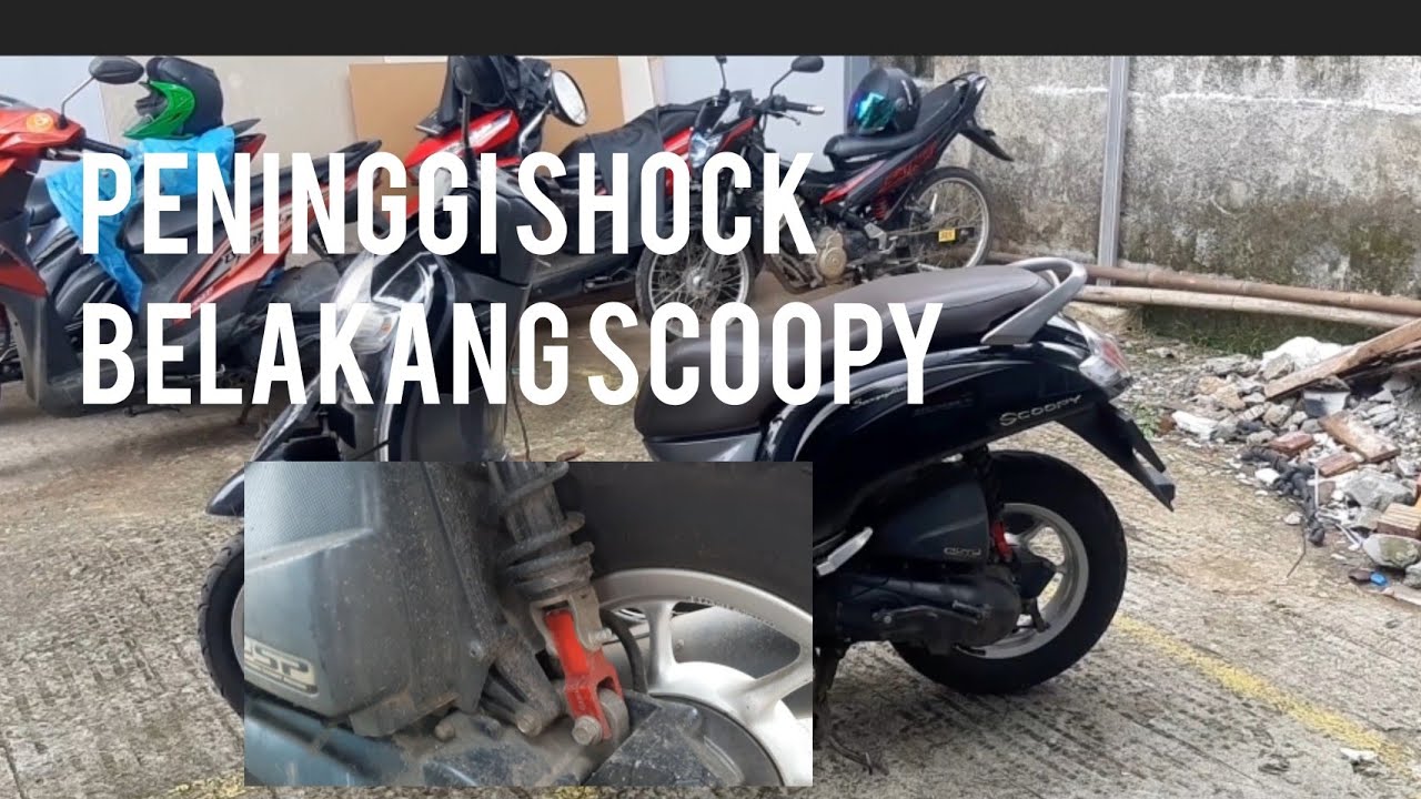 Peninggi Shock Belakang Honda Scoopy Injeksi 2018