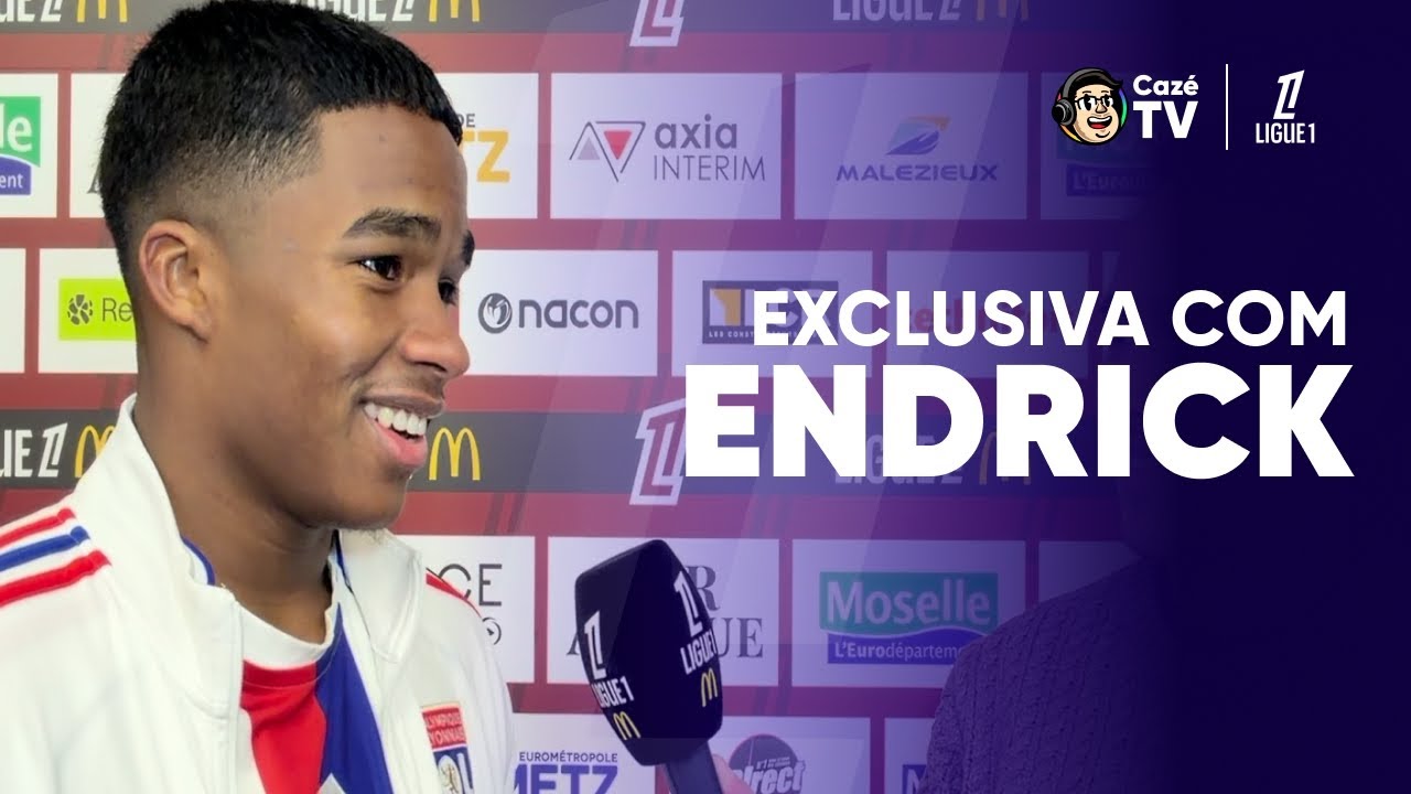 EXCLUSIVA COM ENDRICK FALANDO SOBRE INÍCIO ESPETACULAR NA FRANÇA