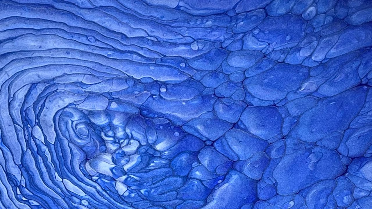 (373) STUNNING 3D Boulder Cells No Silicone Straight Pour - Fluid Acrylic Paint Pouring - Fluid Art