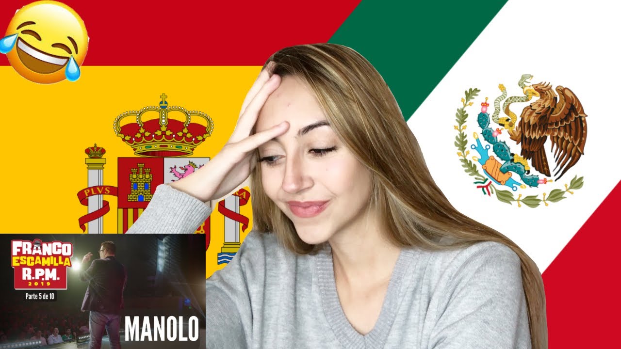 🇪🇸ESPAÑOLA REACCIONA a FRANCO ESCAMILLA -MANOLO- | RPM PARTE 5