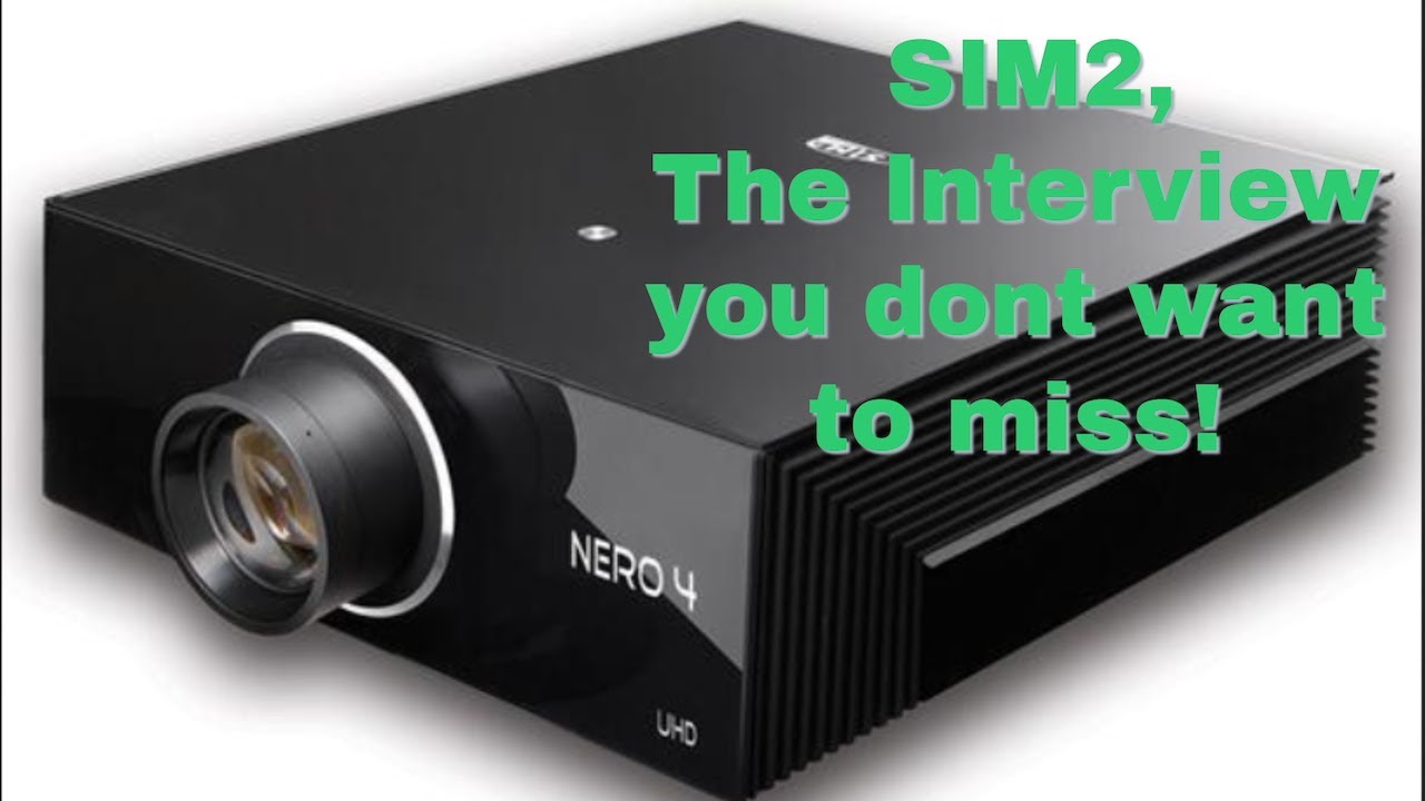 SIM2's Incredible HDR Duo projector system.