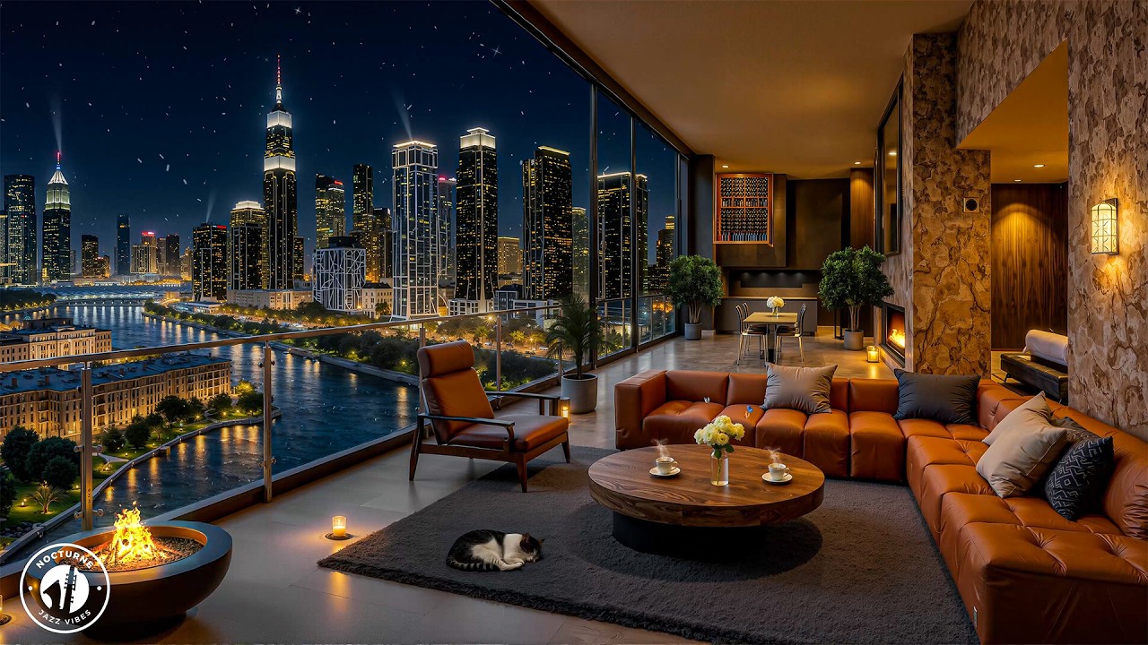 Soft Jazz Instruments Music In A Luxurious Apartment Space - Tranquil Jazz Music To Soothe The Mood