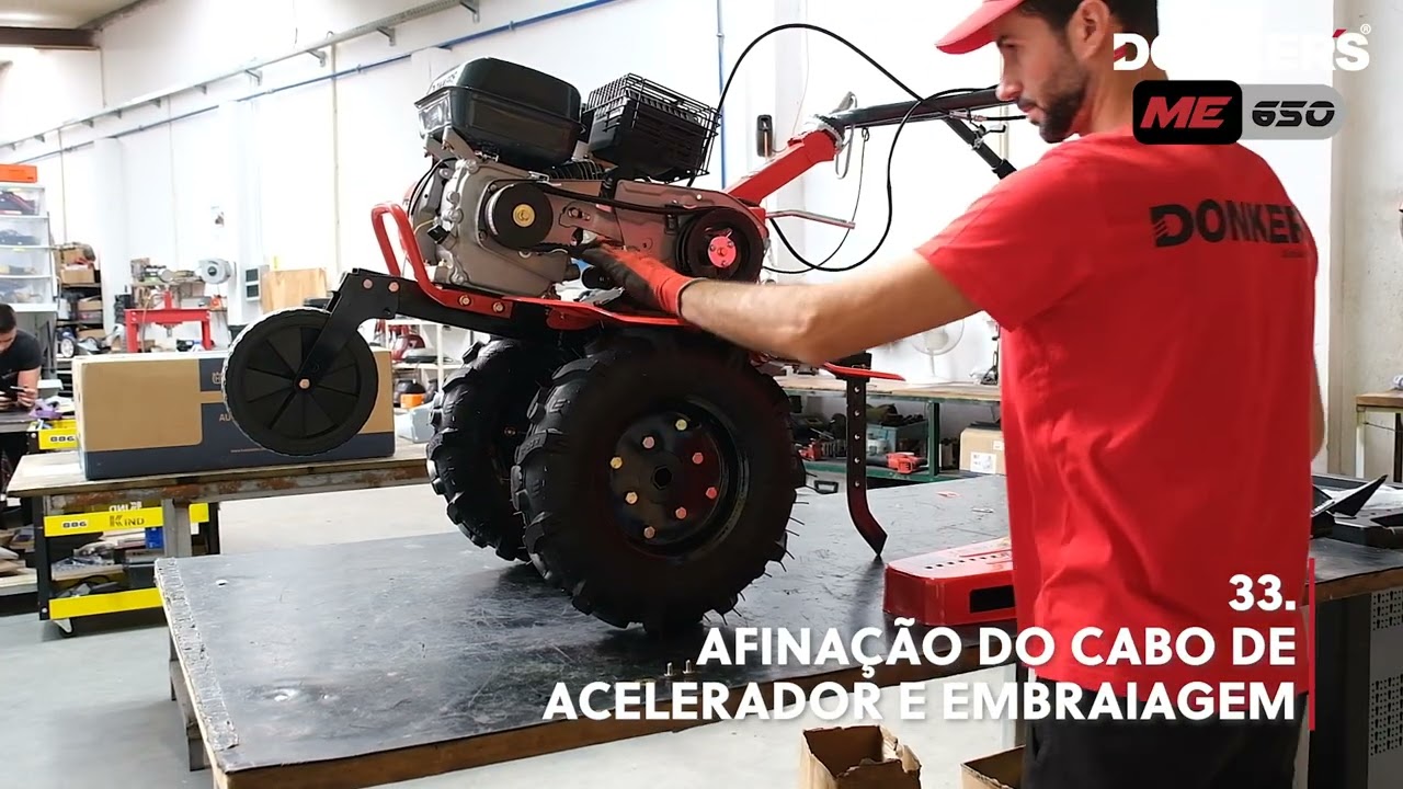 Montagem Motoenxada ME650 7HP Donker's