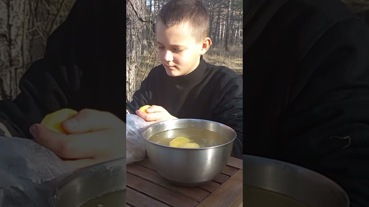 спонтанный #обед в #лесу