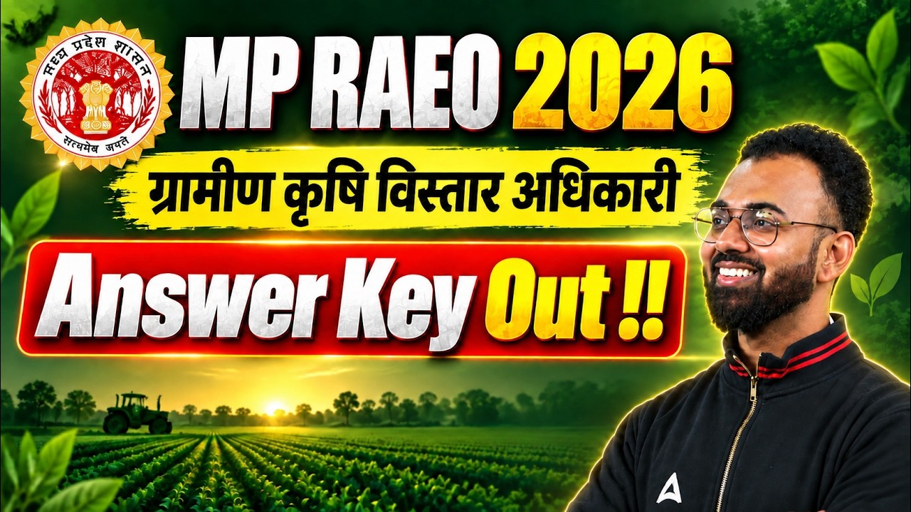 MP RAEO Answer Key 2026 Out! MP RAEO Update | MP RAEO 2026 Answer Key