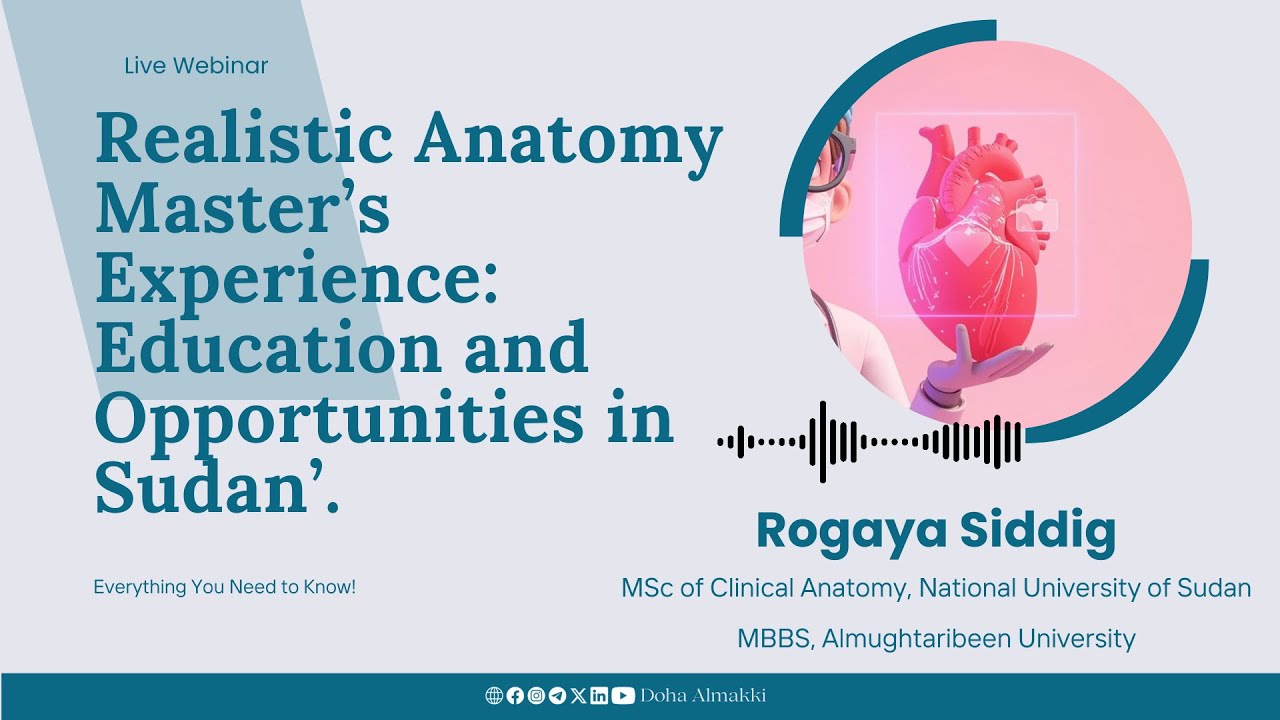 Realistic Anatomy Master’s Experience: Education and Opportunities in Sudsn'.