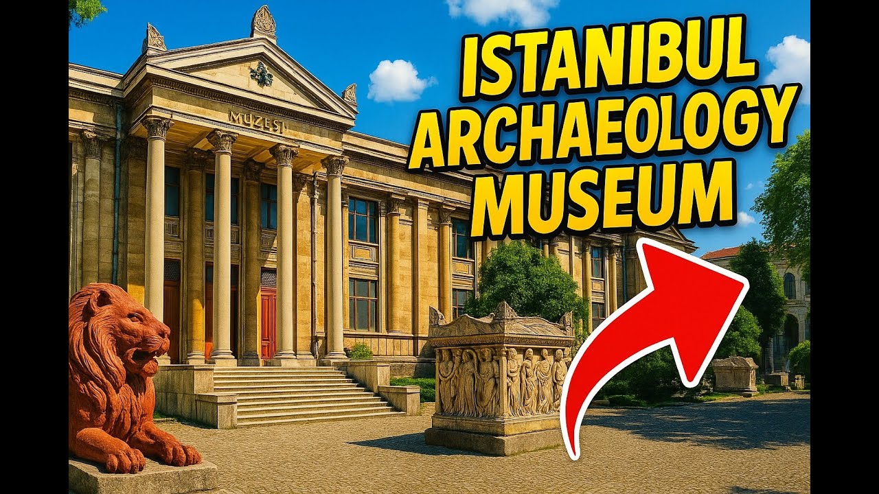 Istanbul Turkey 4K - Archaeology Museums Virtual Tour