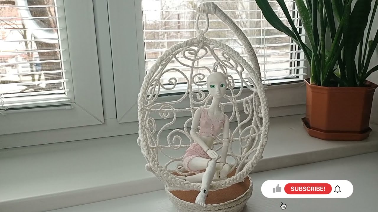 Furniture for doll house | DIY doll chair | Мебель для кукол
