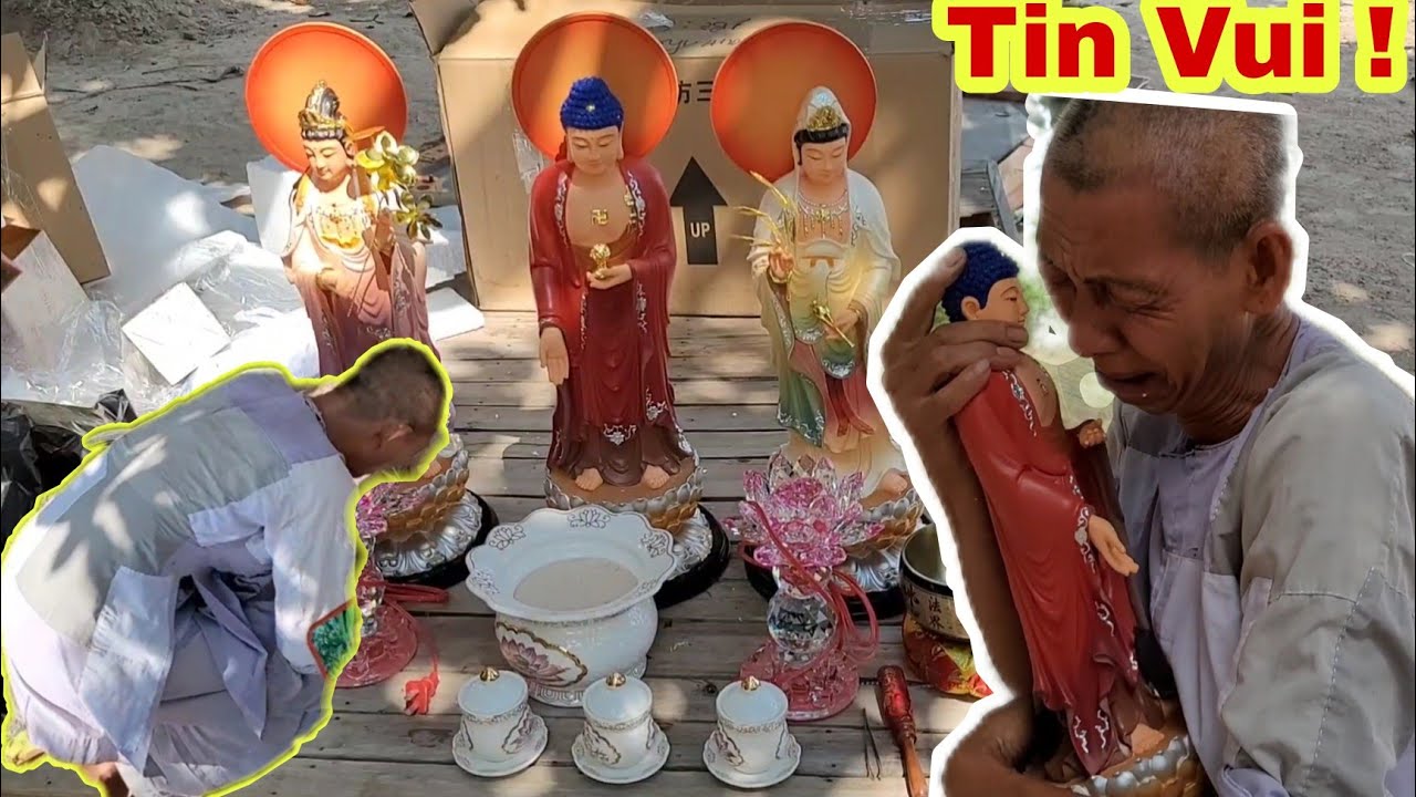 Tư sĩ Núi Cấm An Giang khóc 