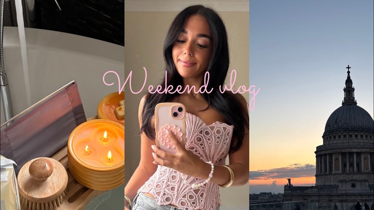 Spend the weekend with me!! First vlog back in weeks🥺🧸🌸✨🌅