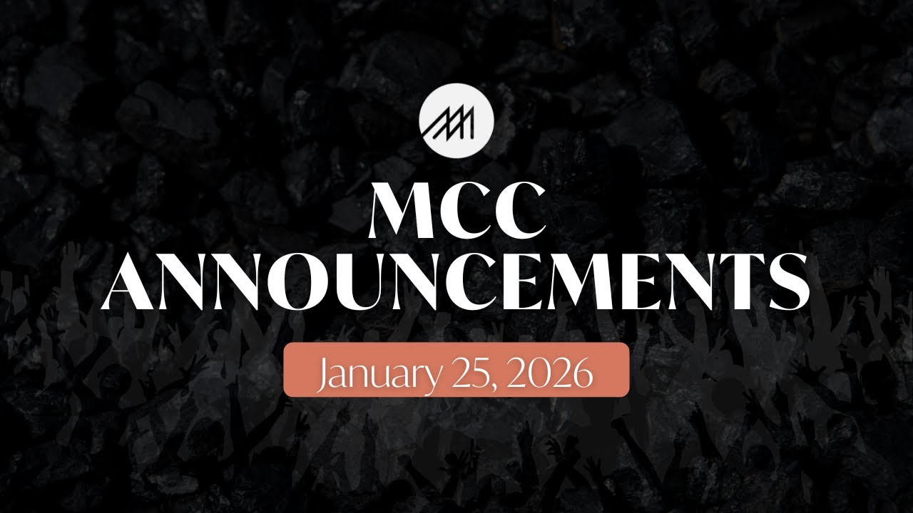 Еженедельные объявления MCC | 25 января 2026 г.