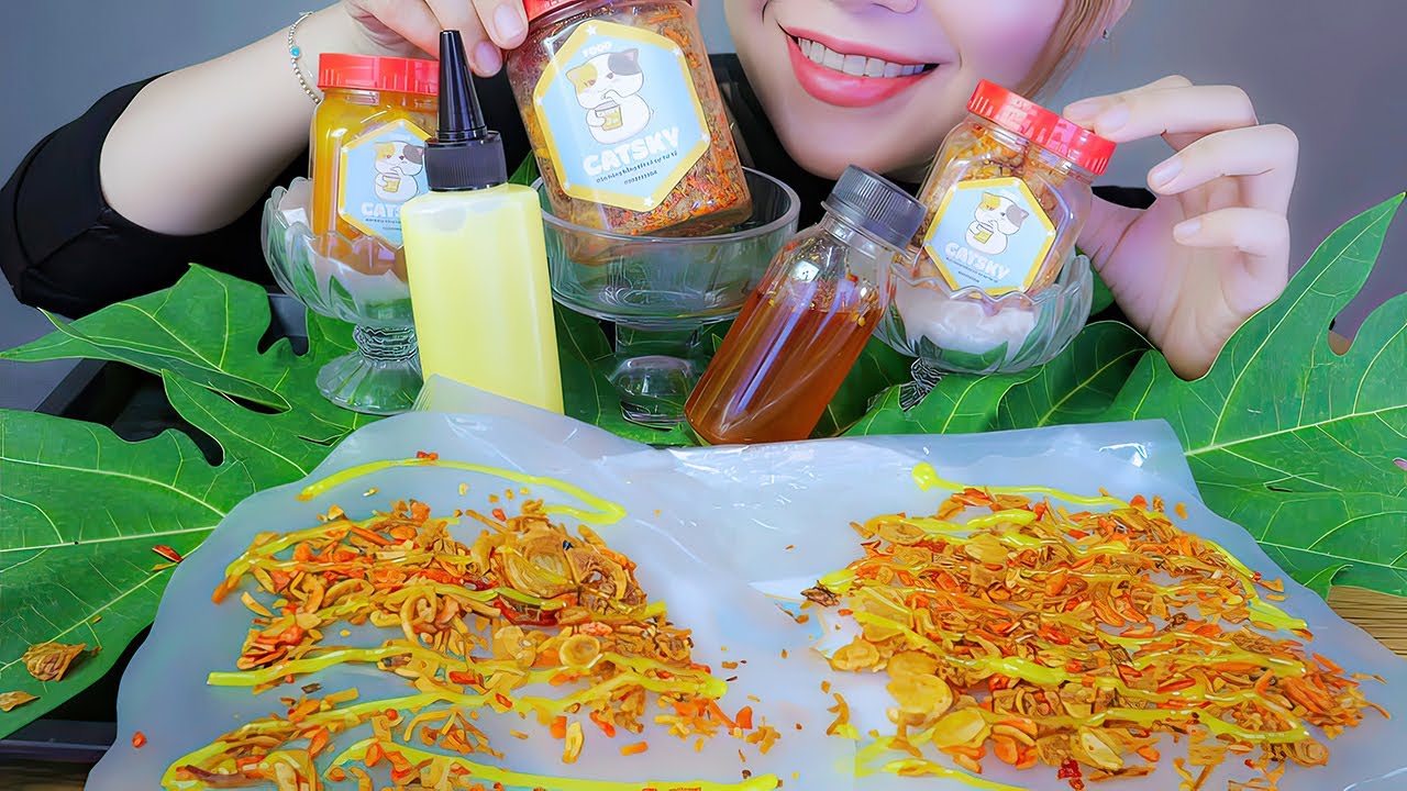 ASMR BÁNH TRÁNG PHƠI SƯƠNG - Dew dried rice paper EATING SOUNDS | LINH-ASMR