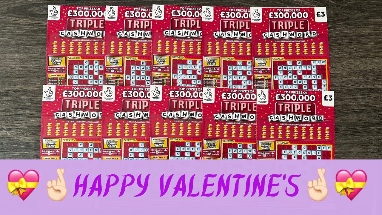 💝🤞🏻 VALENTINE’s DAY SPECIAL 🤞🏻💝 £30 TRIPLE CASHWORD 💝🤞🏻 GREAT SESSION OF SCRATCH CARDS 💝