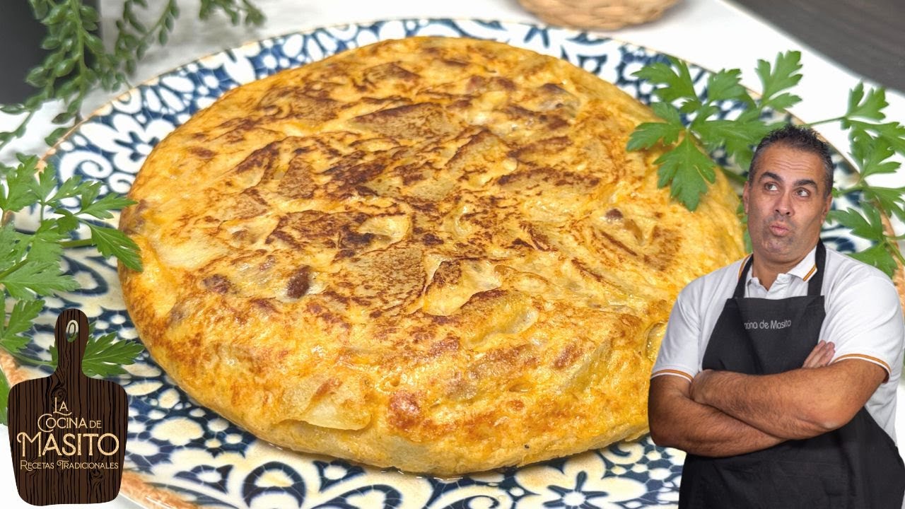 Sorprendente TORTILLA DE PATATA CON CHORIZO Y MANZANA vas a flipar con su sabor